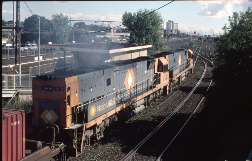 127417: West Footscray Junction Down Adelaide Superfreighter NR 91 NR 99