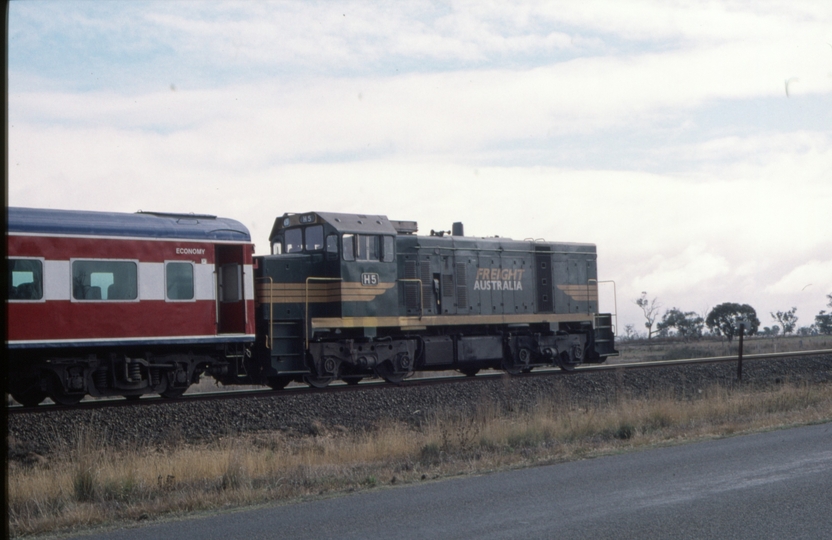 127495: Dingee (down side), km 212 8093 Down RTA Special H 5