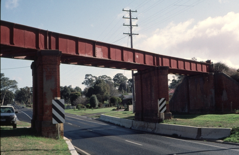 127518: Maldon Line Bridge No 2 Pyrenees Highway looking West