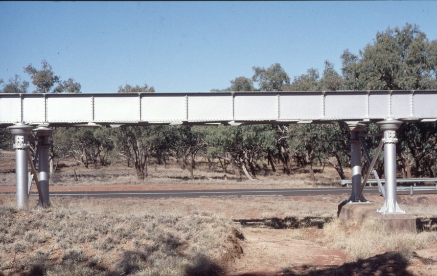 127675: Angellala Creek Bridge North Aproach Span looking West to East ascross Line