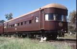 128027: Woolshed Flat Officers' Car ex CR NSS 34 at rear of 'Trans' to Quorn