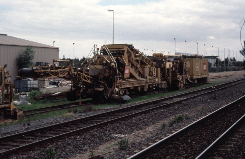 128149: Mile End opposite Adelaide Rail Passenger Terminal Kewick John Holland Ballast Cleaner