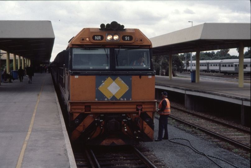 128156: Adelaide Rail Passenger Terminal Keswick 'Ghan' to Melbourne NR 91