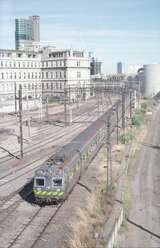 128177: Collins Street Bridge Empty Cars to North Melbourne Stabling Sidings 6-car Hitachi