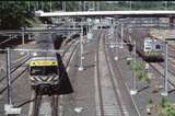 128205: Federation Square Connex Comeng and Hitachi Suburban Trains