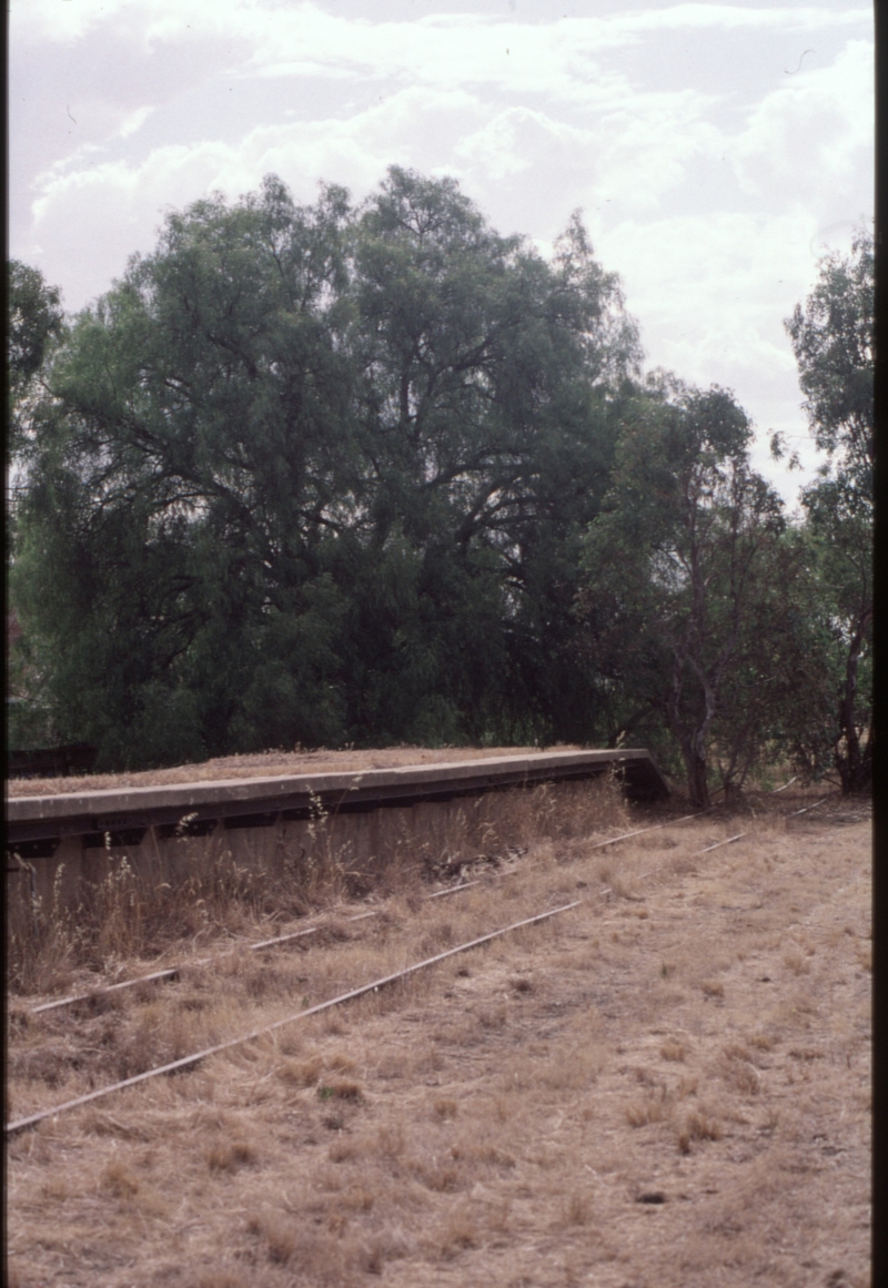 128244: Holbrook passenger platform looking towards Culcairn