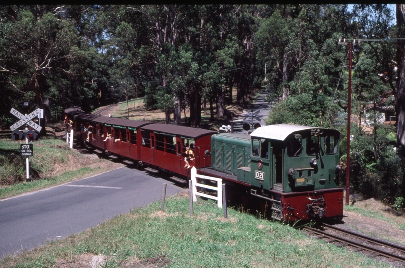 128309: School Road (1), Level Crossing No 24 Up Passenger D 21