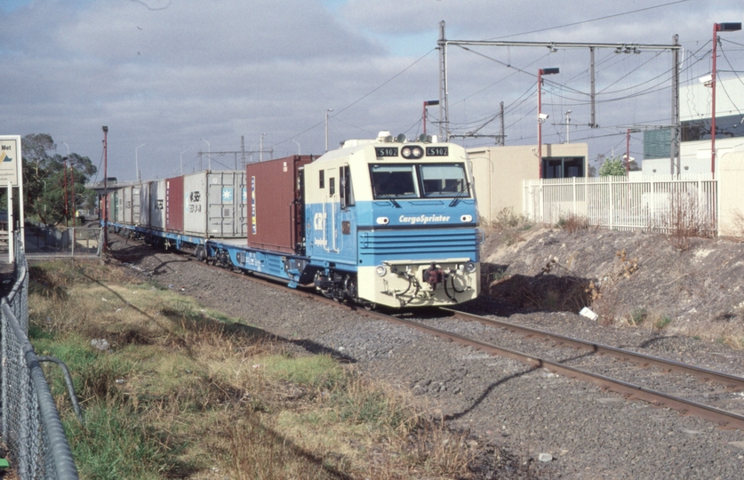 128443: Broadmeadows Down Bandiana Cargo Sprinter CS 102 leading