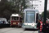 128540: Box Hill Terminus Up Opening Day Special Horse Tram 253 Down Official First Tram C 3001