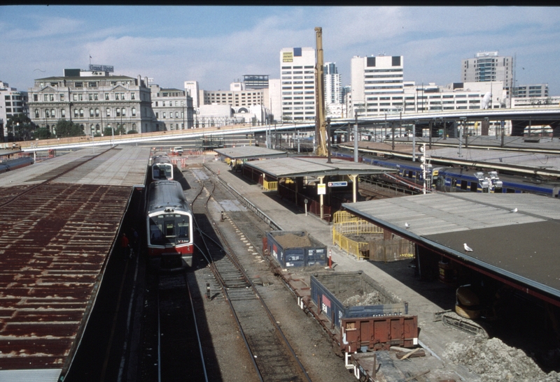 128688: Spencer Street Platforms 6 & 7 nearest 7005 stabled