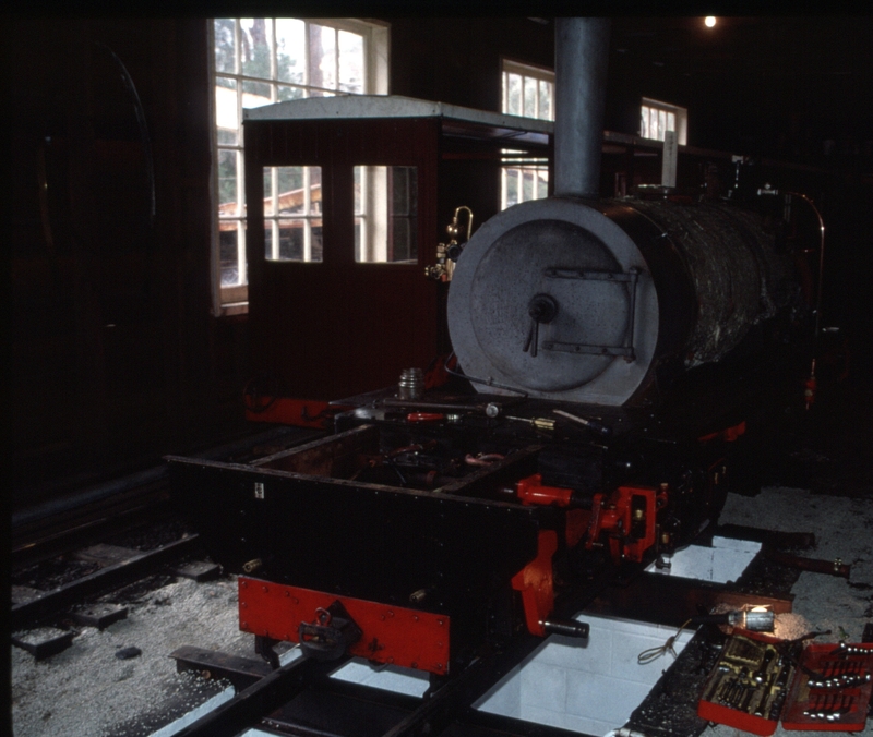 128863: Bush Mill 'Garratt' under restoration