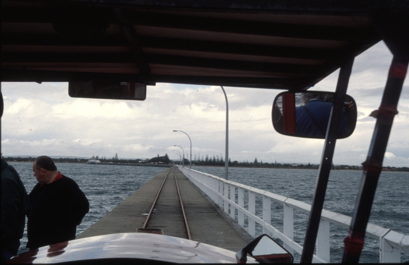 129123: Busselton Jetty Inbound Passenger Hi Rail Tractor 501