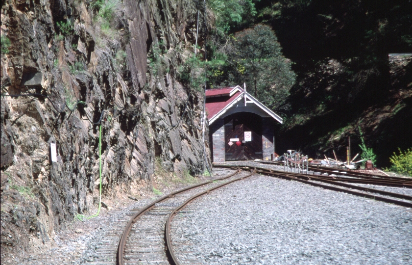 129239: Walhalla looking towards Thomson from Goods Platform