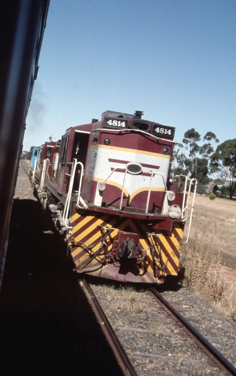 129437: Coolamon Light engines to Junee (103 4836), 4814