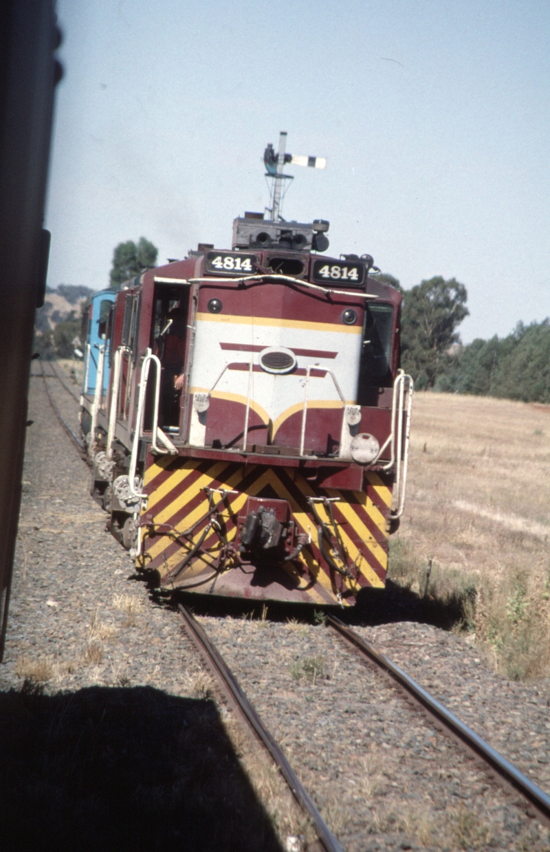 129438: Coolamon Light engines to Junee (103 4836), 4814