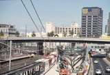 129578: Spencer Street Crane for roof lifts looking South from Bourke Street Bridge