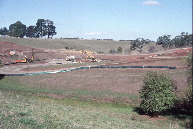 129602: West Moorabool River Bridge Regional Fast Train Deviation viewed from South Side