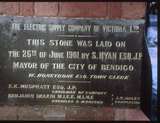 129742: Bendigo Depot Foundation Stone