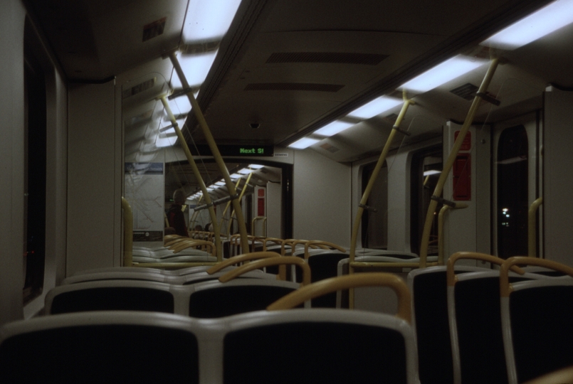 129775: Flinders Street Viaduct Interior Siemens Suburban Train