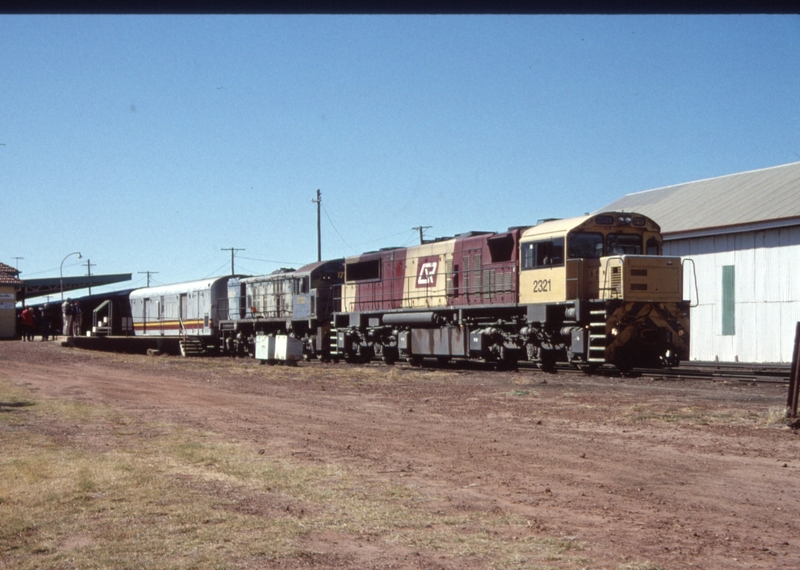 129800: Charleville 'Westlander' from Brisbane 2321 1772