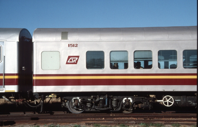 129819: Wyandra Sitting Car 1512 in consist ARHS Special to Cunnamulla