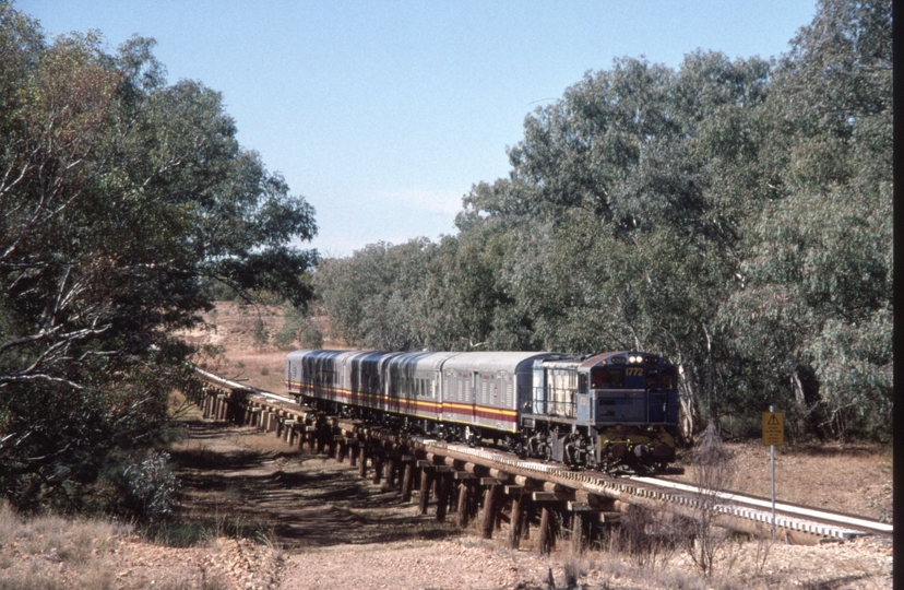 129835: Warrego River Bridge ARHS Special to Quilpie 1772