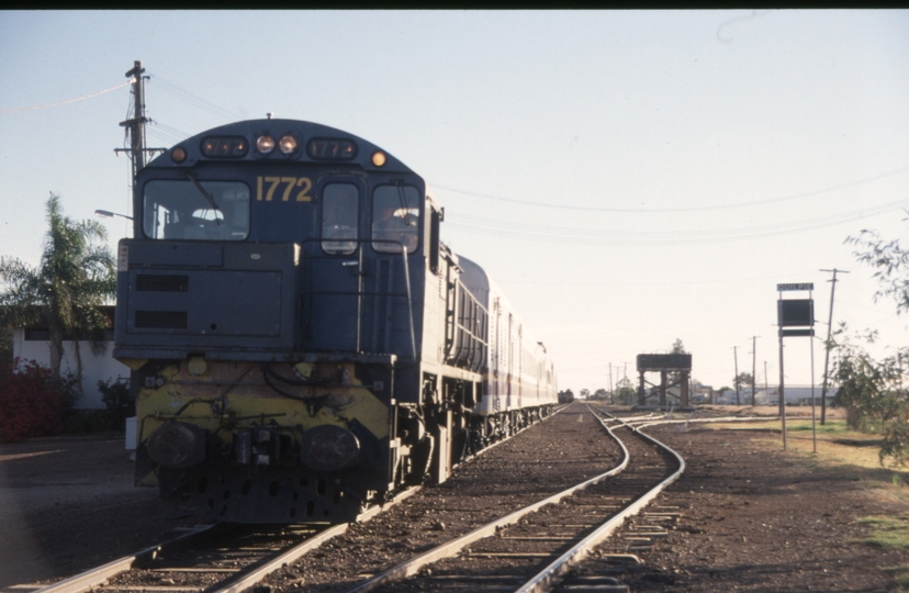 129844: Quilpie ARHS Special fom Cunnamulla on arrival via loop 1772