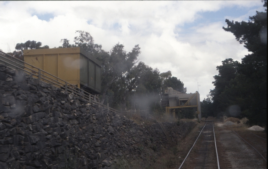 130114: Penrice Quarry looking towards end of track