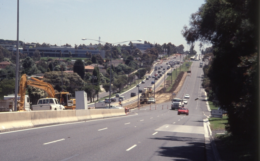 130129: Vermont South Line at Fankhauser Street looking towards Melbourne