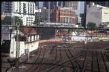 130146: Spencer Street No 1 Signal Box and Standard Gauge Entry looking South from Latrobe Street