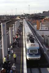 130175: Spencer Street Platform 1 Day XPT from Sydney XP 2008 leading arriving