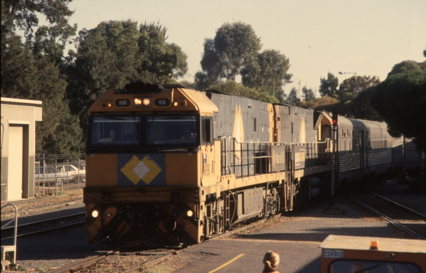 130278: Adelaide Rail Passenger Terminal Keswick NR 98 NR 35 'Ghan' from Darwin (1st section),