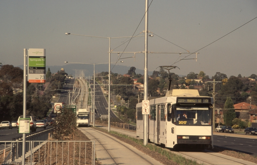 130496: Burwood Highway at Springvale Road to City B2 2017