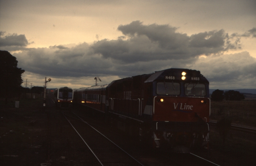 130504: Donnybrook Up Passenger from Albury N 468