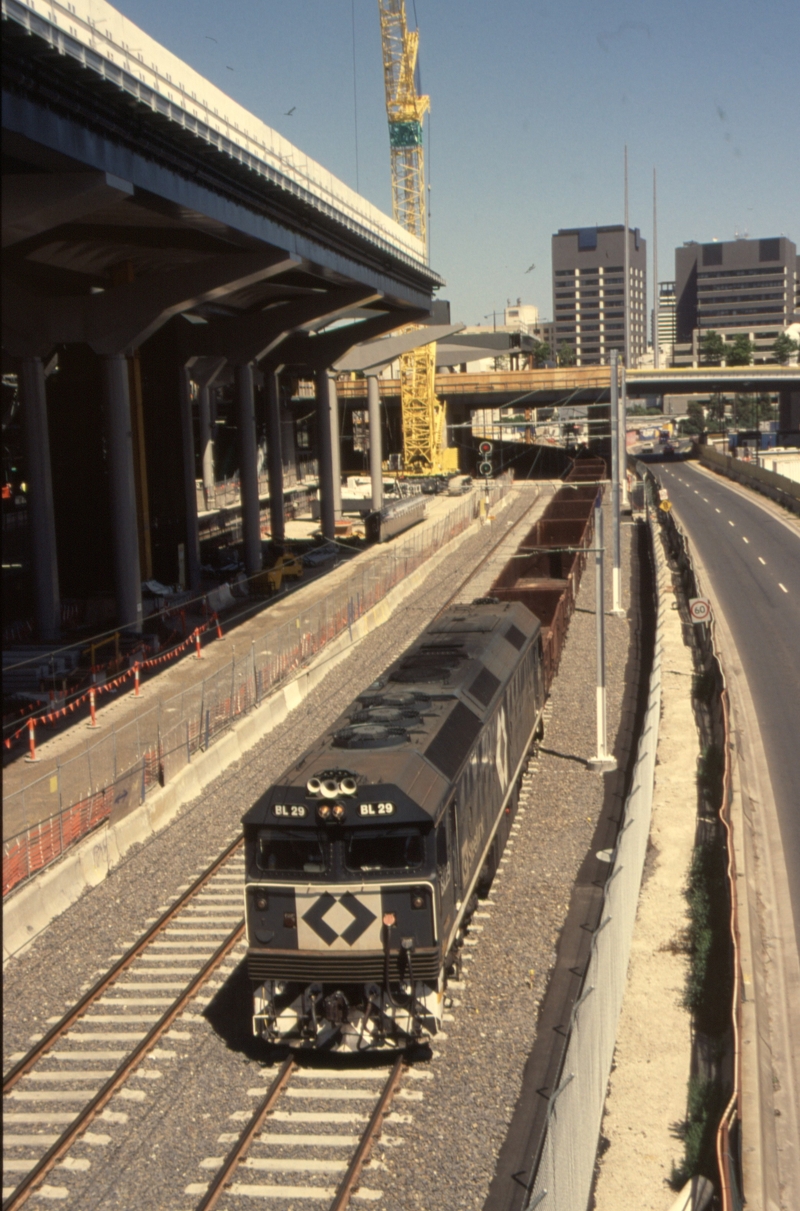 130621: Southern Cross Empty Slab Train from Long Island BL 29