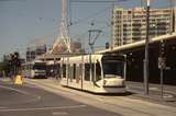 130704: Swanston Walk at Flinders Street Up D1 3502 in background B2 2081