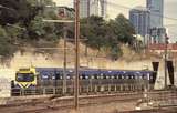 130728: North Melbourne Up Empty Cars Connex (ex MTrain), Comeng 486 M trailing