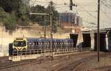 130744: North Melbourne Up Empty Cars Connex (ex MTrain), Comeng 317 M trailing