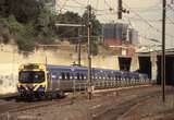 130745: North Melbourne Suburban to Broadmeadows 6-car Connex (ex MTrain), Comeng