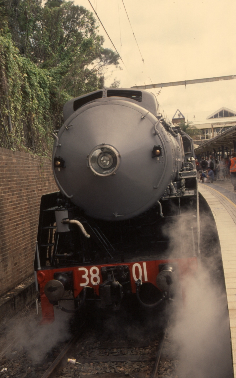 130804: Gosford Up Special to Sydney Central 3801