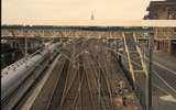 130809: Newcastle looking towards end of track and in stabling NTC 721 nearest