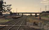 130929: Craigieburn looking North from Up platform showing temporary Down Platform