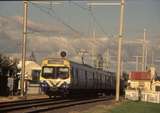 130991: New Street Level Crossing Down Suburban 6-car Connex (ex MTrain), Comeng