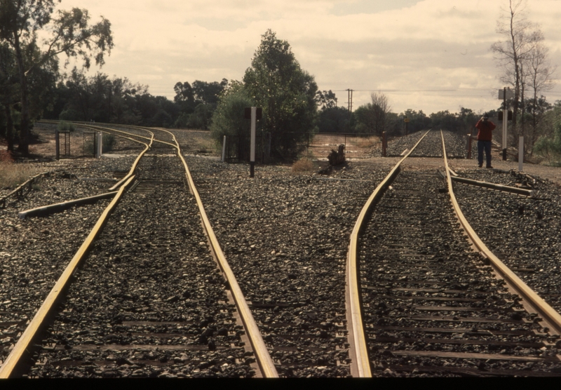 131044: CSA Junction looking  towards Elura CSA Line at left and Elura Line at right