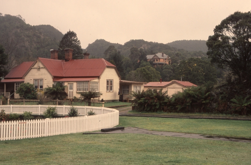 131222: Queenstown former yard Mine Manager's house in distance