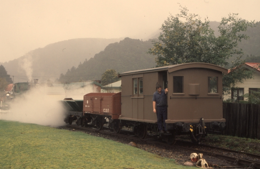 131226: Queenstown Goods to Lynchford Abt 5 Brake van C 217 at rear