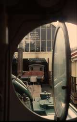 131227: Queenstown looking towards station from footplate of Abt No 5 on Goods to Lynchford