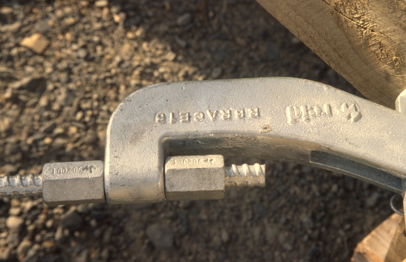 131416: Waipara Tension anchor in Weka Pass Railway Building