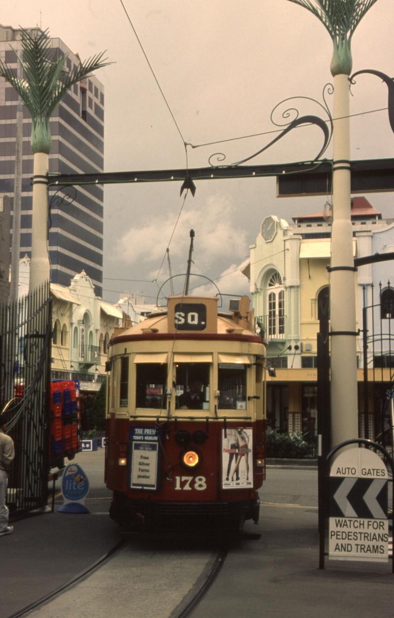 131458: Christchurch Tramway Cathedral Junction Christchurch No 178