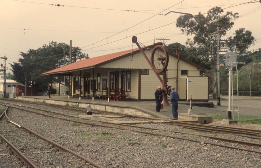 131493: Ferrymead Railway Moorhouse Station looking towards Ferrymead